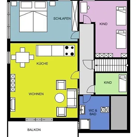 Apartman Lieben Es Weisses Haus Og *